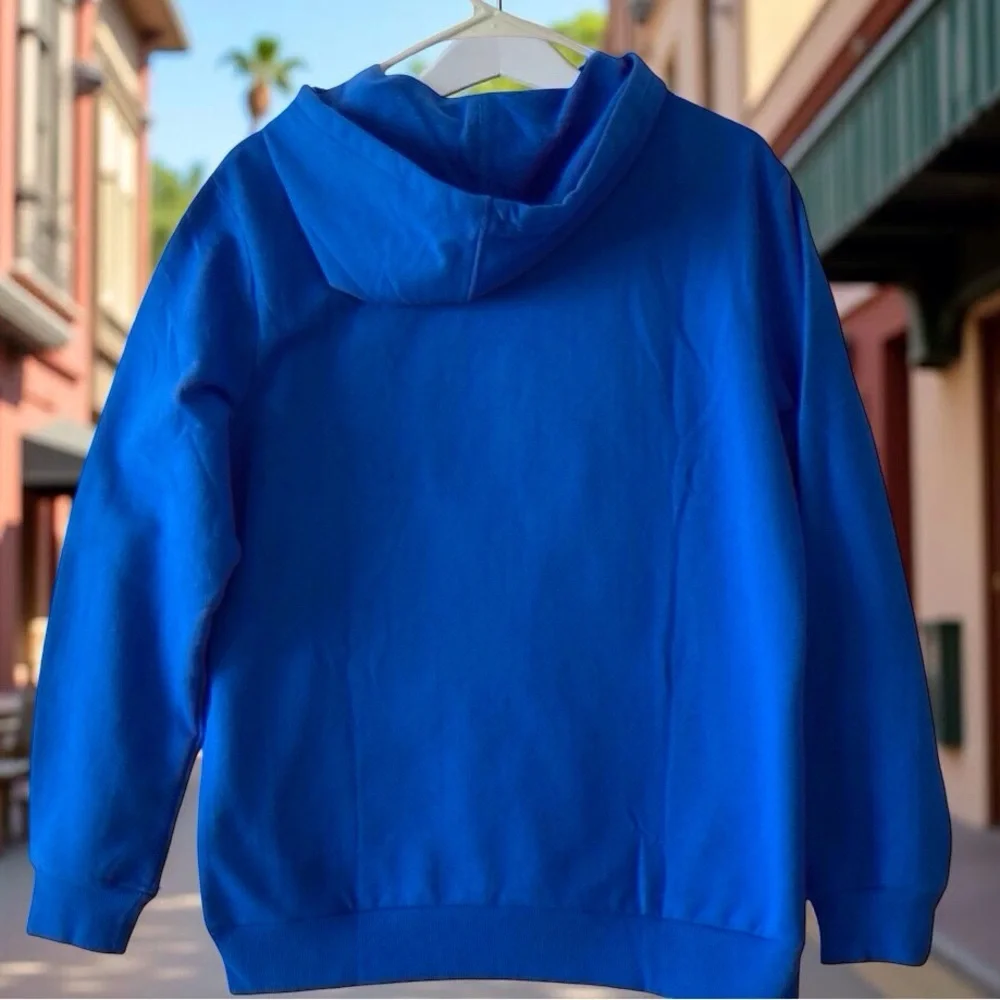 Disney Pixar Toy Story Blue Hoodie Graphic Pullover Size M Teen